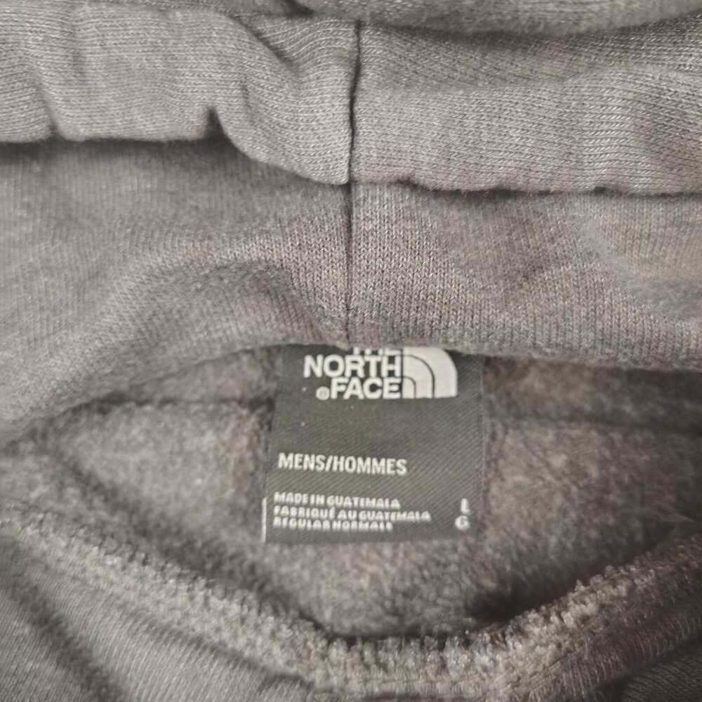 North Face Sweatshirt Mens Large Gray Pullover Hoodie - Picture 4 of 9